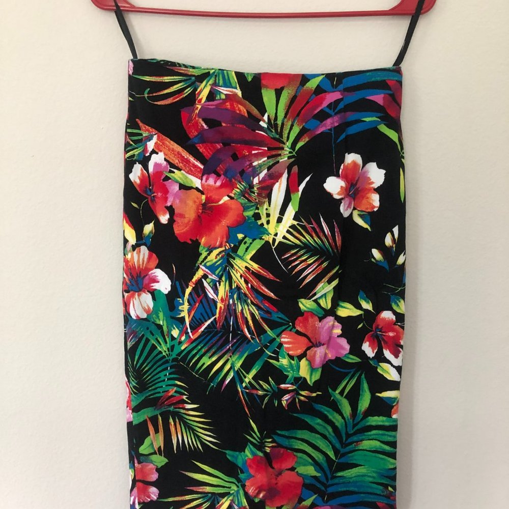 Women, Skirts, Flower Design, Summer,Size 8